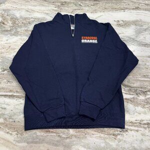 Syracuse University SU SYRACUSE ORANGE Navy Quarter Zip  Size Small